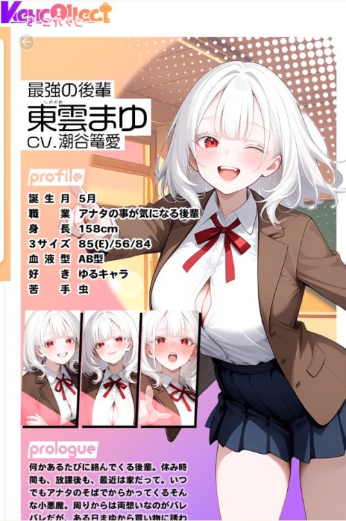 東雲まゆプロフィール