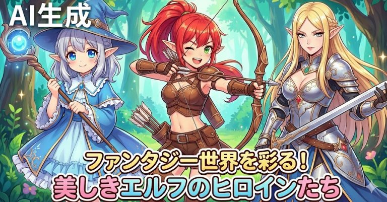 エルフ美女抜く